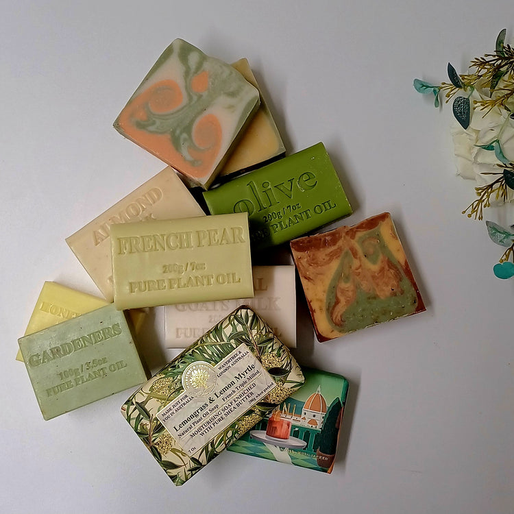 We stock a range of beautifully crafted Australian handmade soaps, from plant-based to  goats milk varieties. All nourishing, deeply moisturising, and irresistibly fragrant.