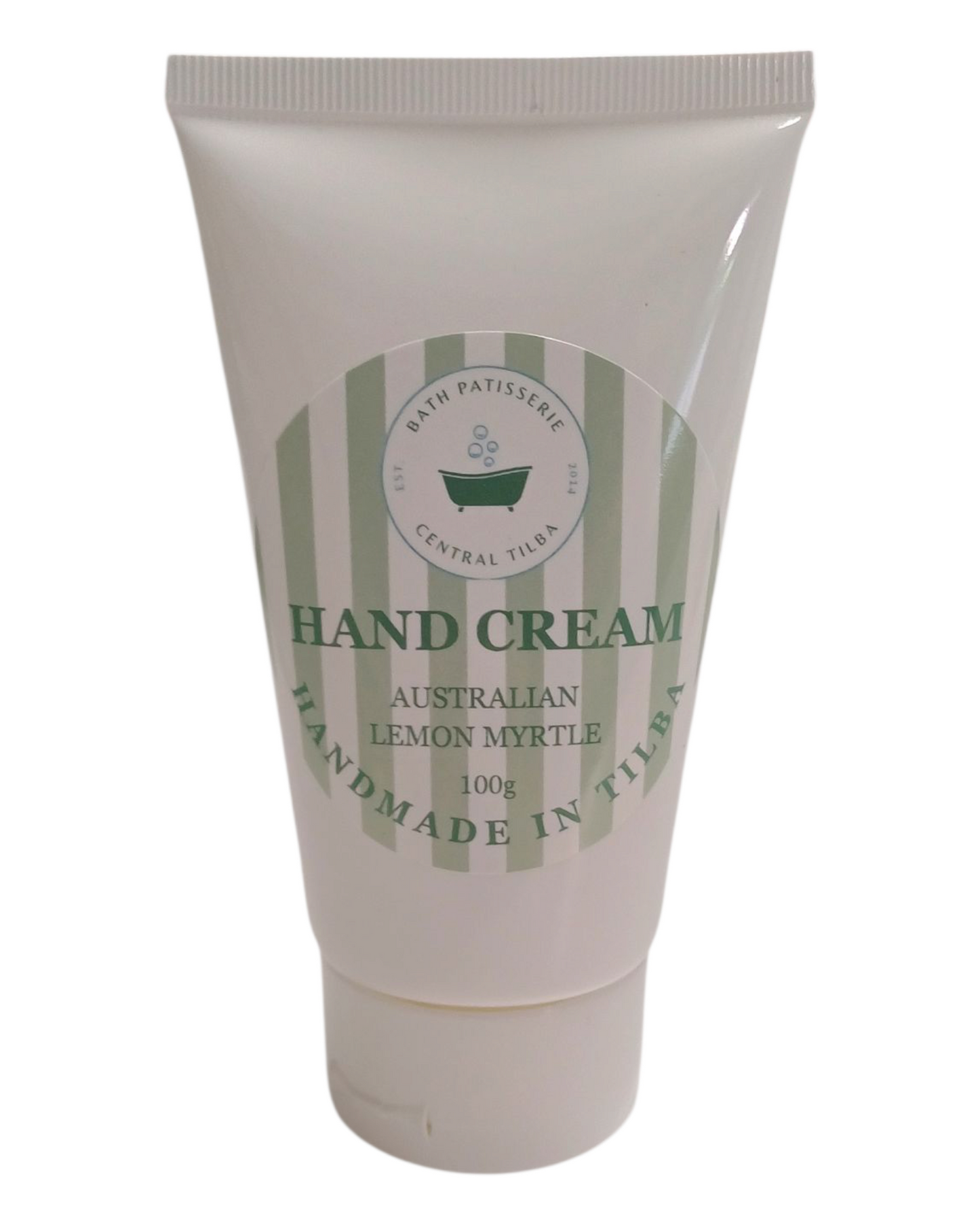 Bath Patisserie Lemon Myrtle Hand Cream in a tube