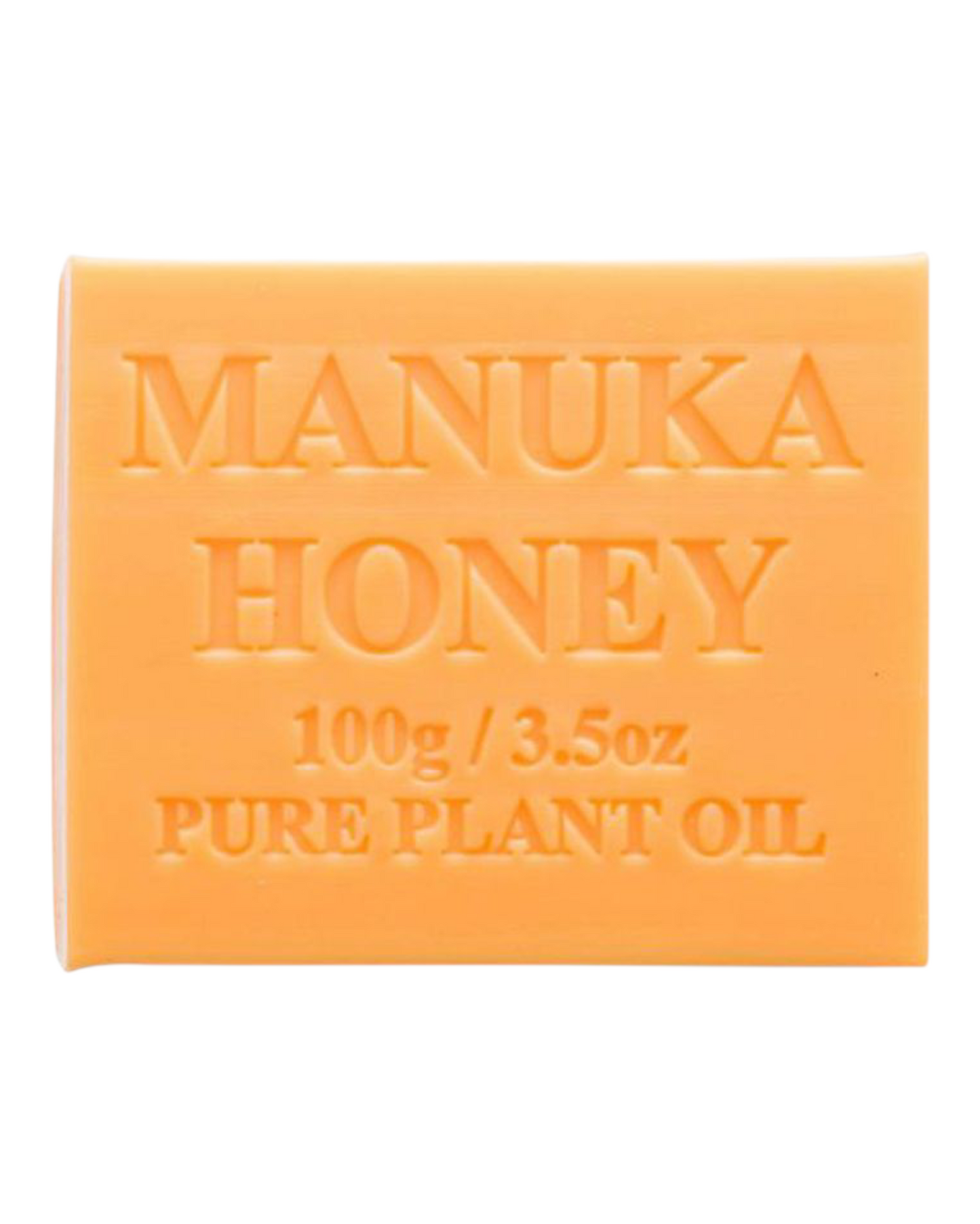 Mauka Honey - yellow colour bar of soap - unwrapped