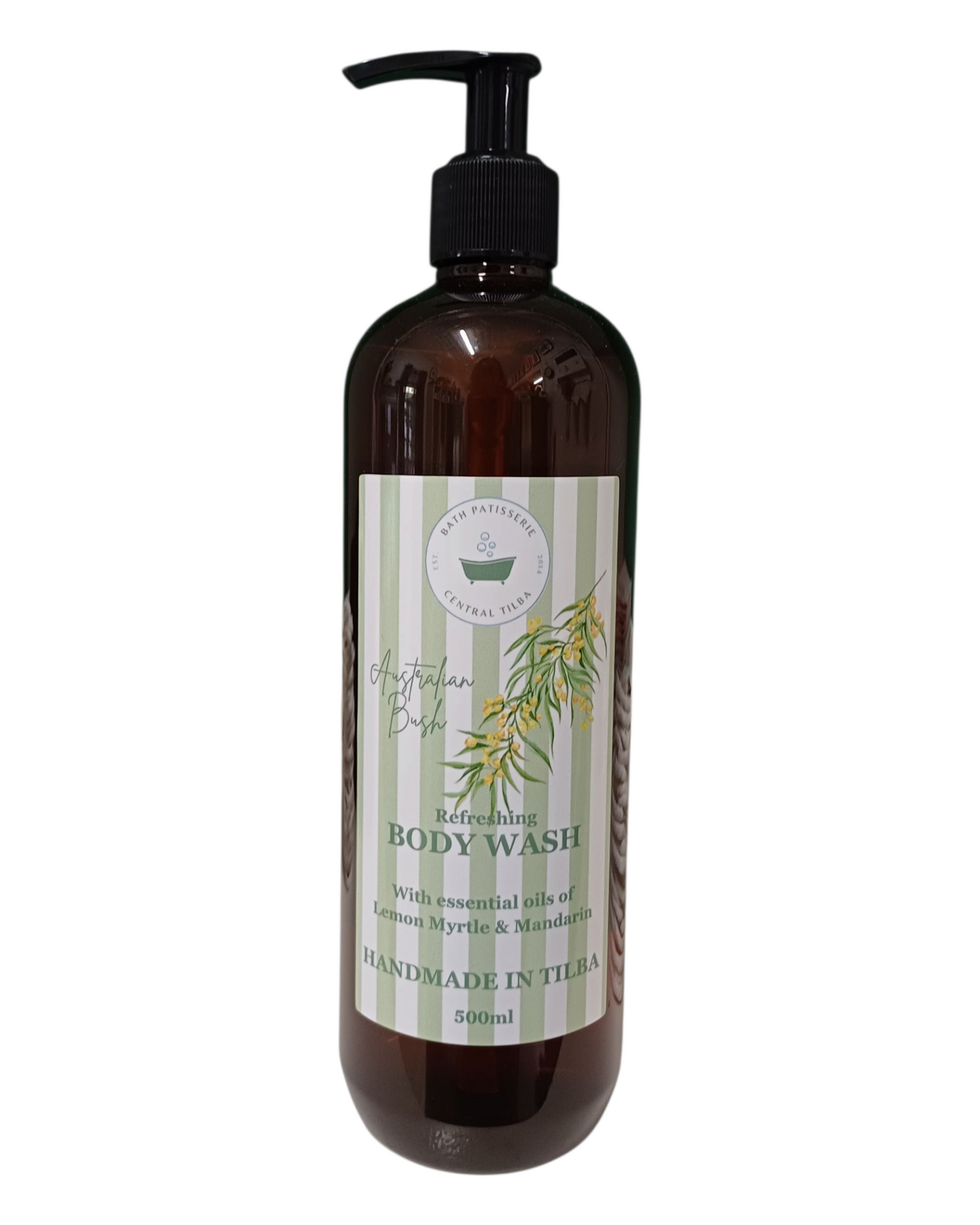 Bath Patisserie Refreshing Body Wash in a pump bottle