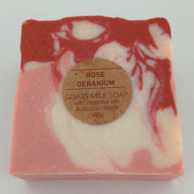 Goats Milk Soap - Rose Geranium