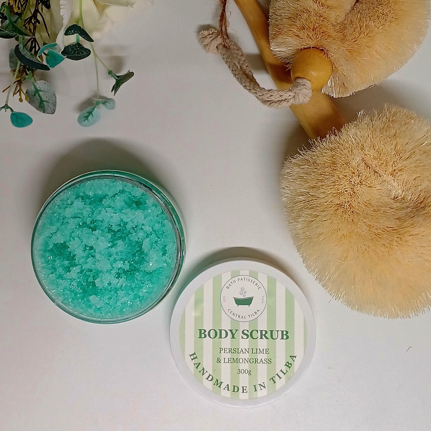 Handcrafted in our Tilba studio, our scrubs are a nourishing blend of sweet almond oil, coconut oil, and mango butter, designed to leave your skin feeling irresistibly smooth, silky and hydrated all day.