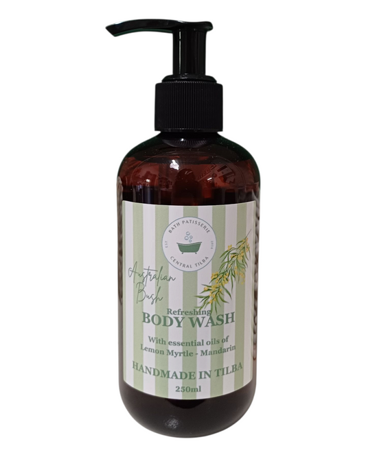 Bath Patisserie Refreshing Body Wash in a pump bottle
