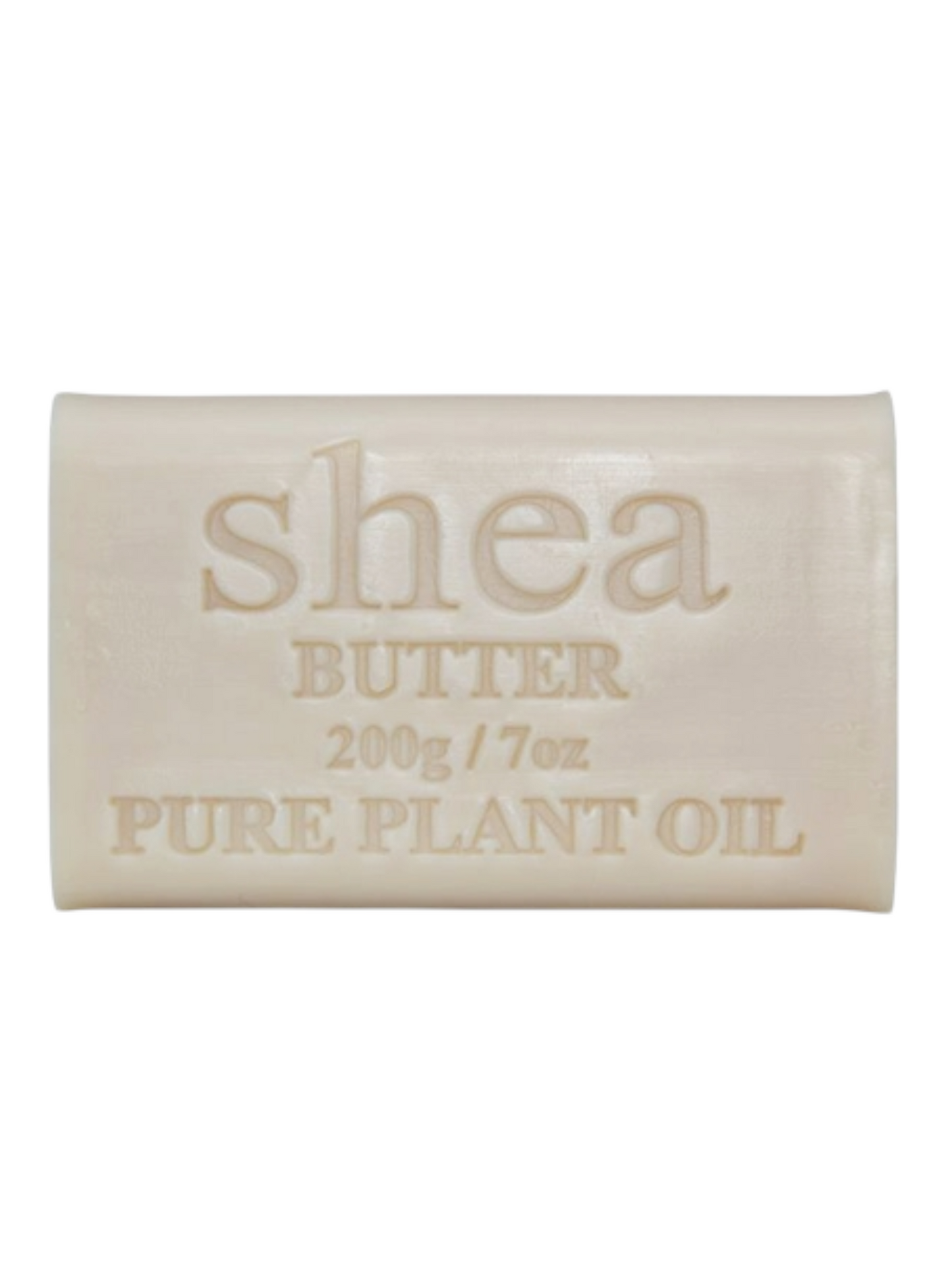 Soap Bar of shea butter with text 