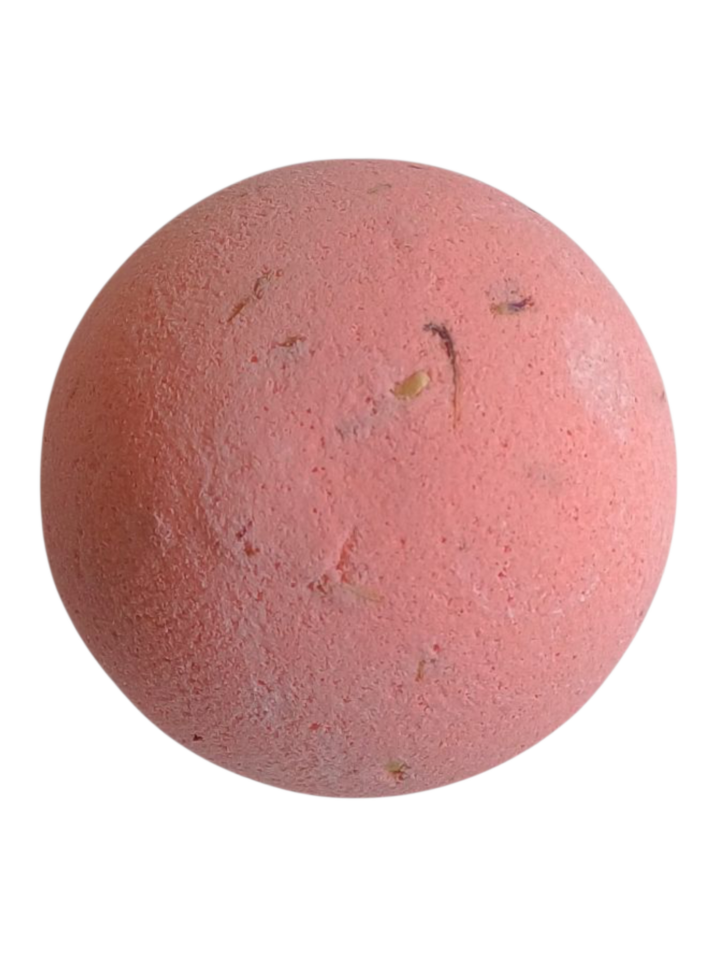 Peach bath bomb with essential oils