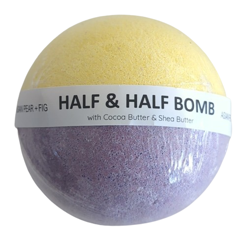 Bath Bomb - Half & Half - Asian Pear & Fig