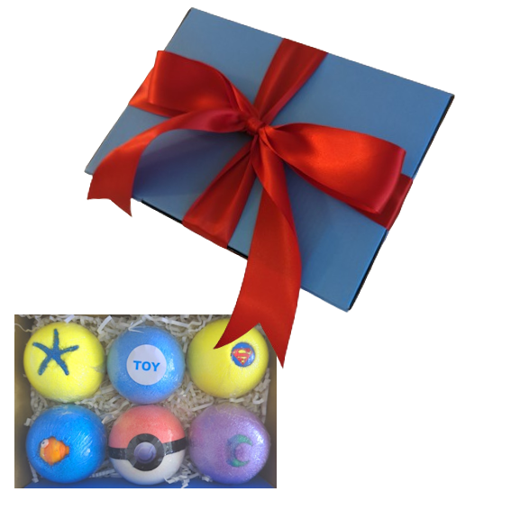 Gift Pack - Children's Bath Bombs - Blue Box