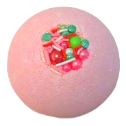 Bath Bomb - Red Rose & Ruby Plum