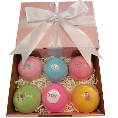 Gift Pack - Children's Bath Bombs - Pink Box